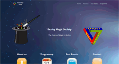 Desktop Screenshot of bexleymagic.org.uk